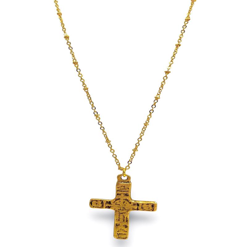 Ancient Cross Necklace - FINAL SALE