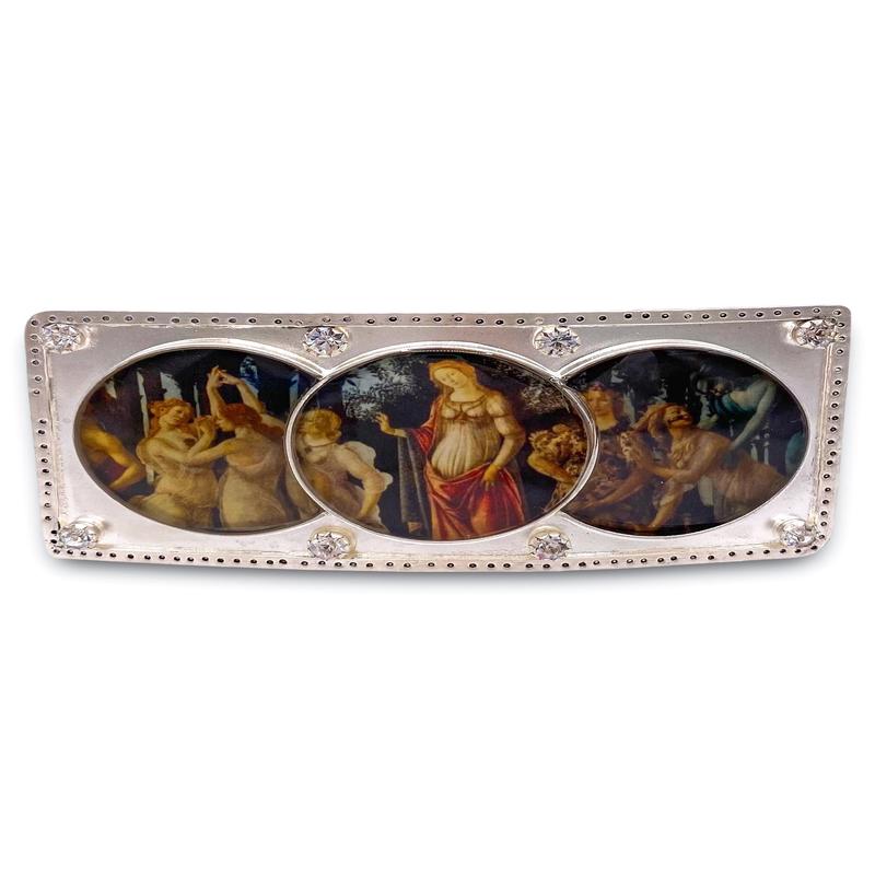 Botticelli Three Graces Buckle - Silver | Virgins Saints & Angels - DOORBUSTER