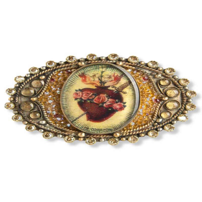 Goddess Image Buckle - Sacred Heart | Virgins Saints & Angels