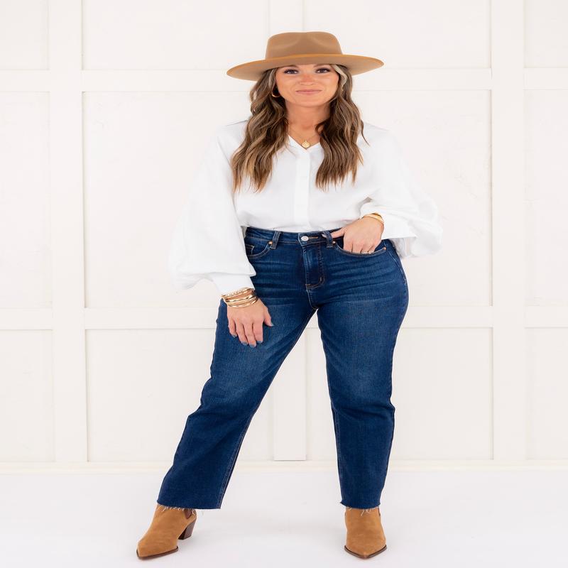 Lilly High Rise Straight Jean - FINAL SALE