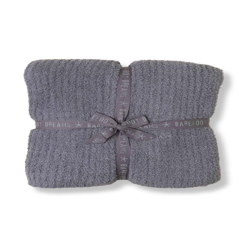 Barefoot Dreams Cozychic Graphite King 106x92 Blanket