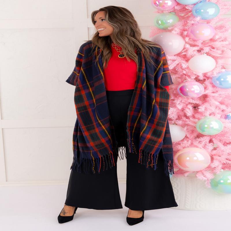 Best Intentions Plaid Kimono - DOORBUSTER