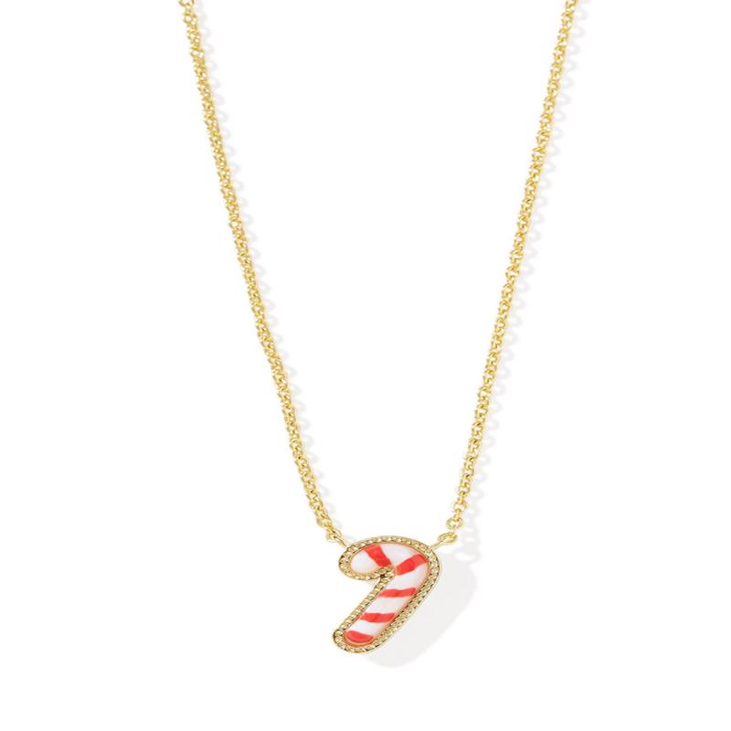 Candy Cane Short Pendant Necklace | Kendra Scott | RESTOCK