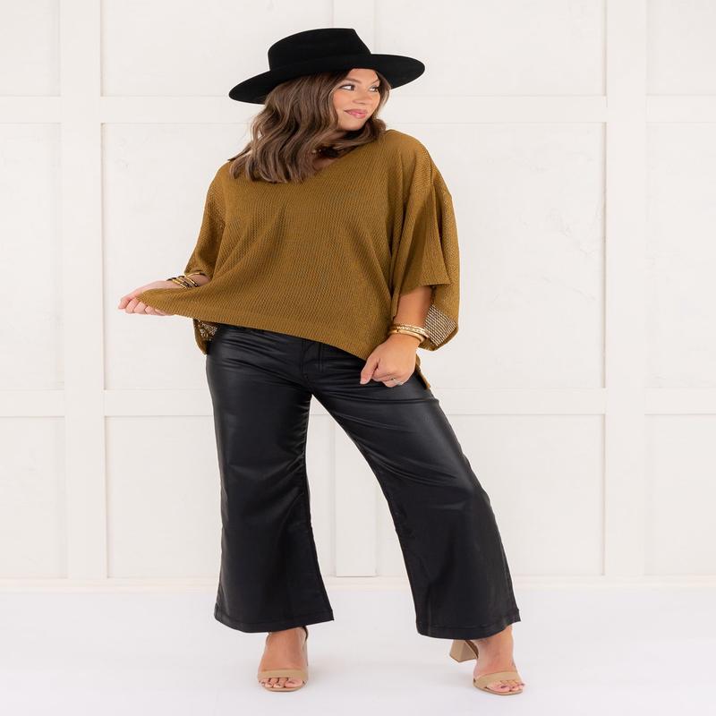 Carefree Moment Top - Olive - FINAL SALE