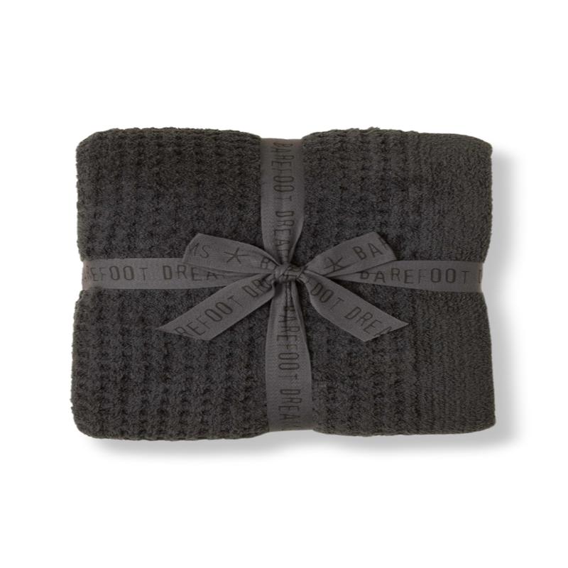 Cozychic Waffle Throw - Carbon | Barefoot Dreams