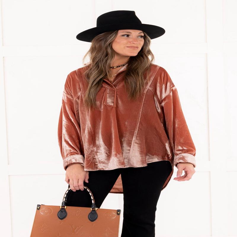 Luxy Velvet Shirt | Free People - SALE