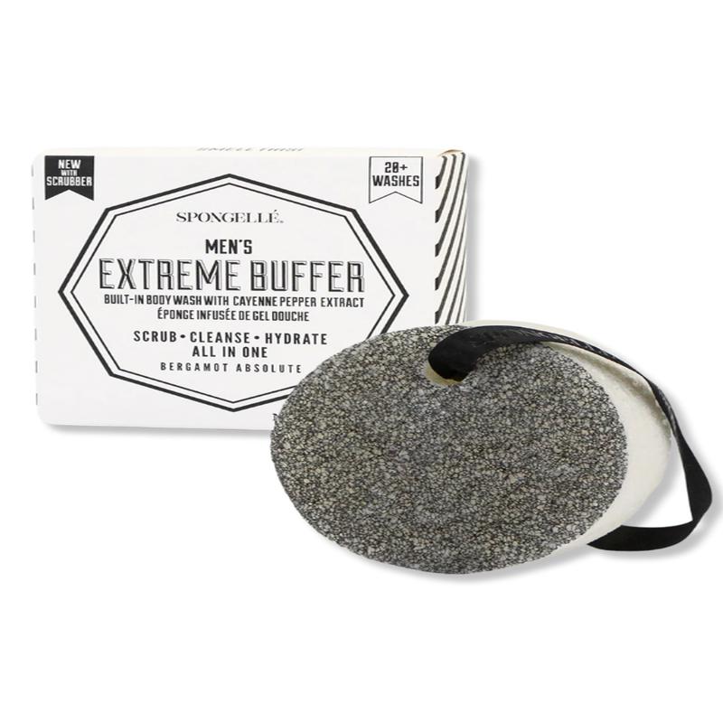Men's Extreme Buffer w/Scrubber - Bergamot | Spongelle