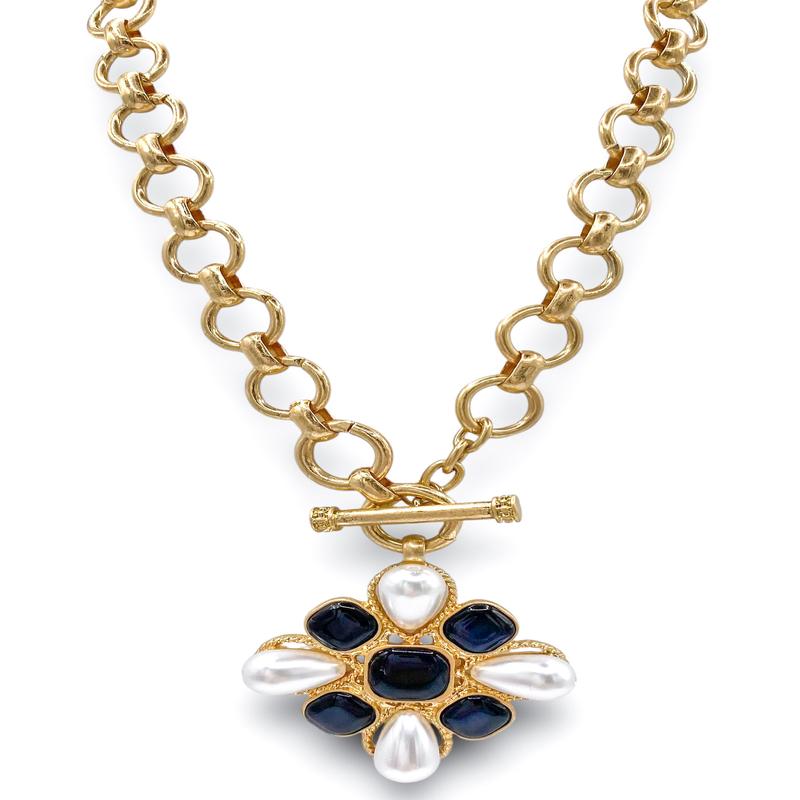 My Oh My Merlot Black Necklace