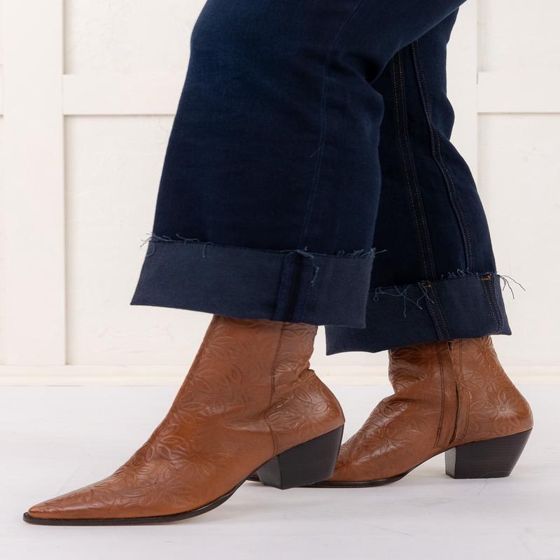 Caty Boot - Cognac Floral | Matisse - FINAL SALE
