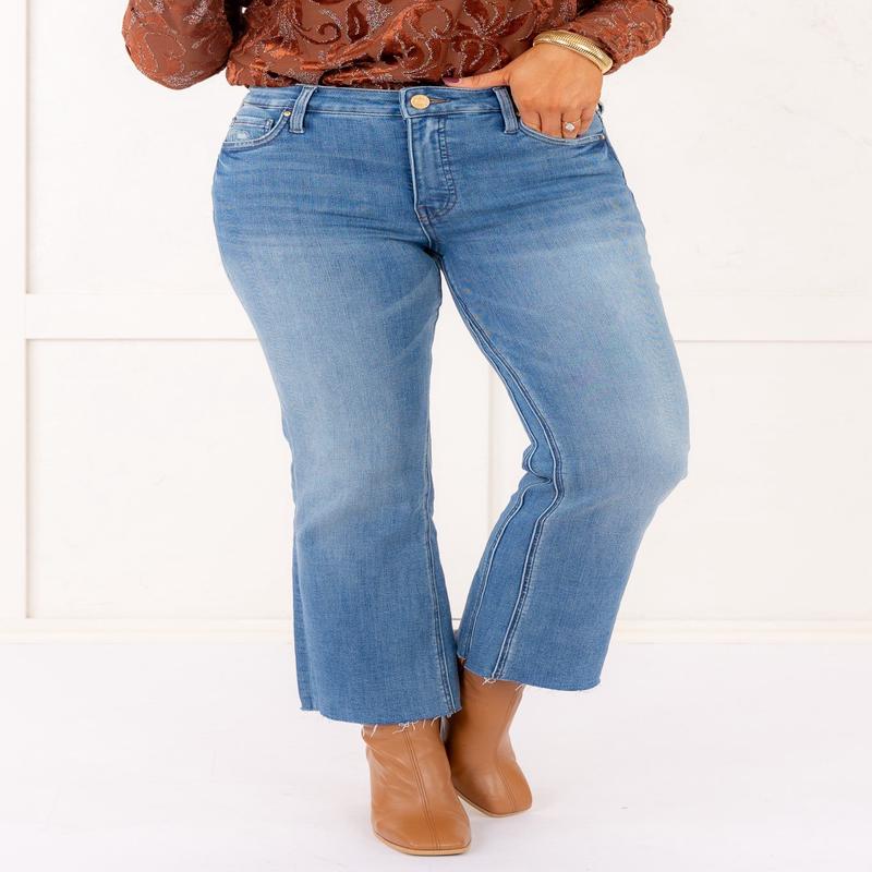 DOORBUSTER - Kelsey High Rise Ankle Flare Jean - Comprehensive
