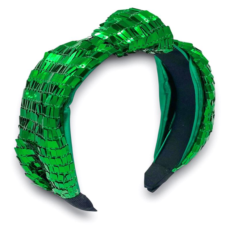Glistening Headband - Green - FINAL SALE