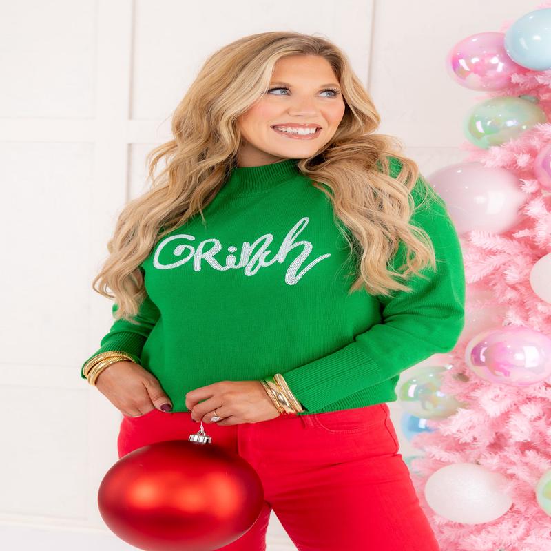 Grinch Sweater - FINAL SALE