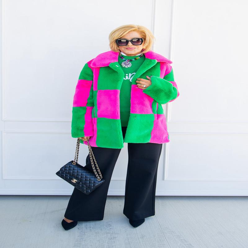 Life Of The Party Faux Fur Coat - FINAL SALE