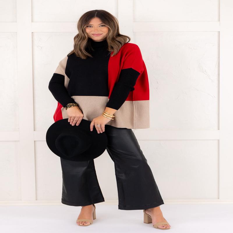 My Time Sweater - Scarlet - FINAL SALE