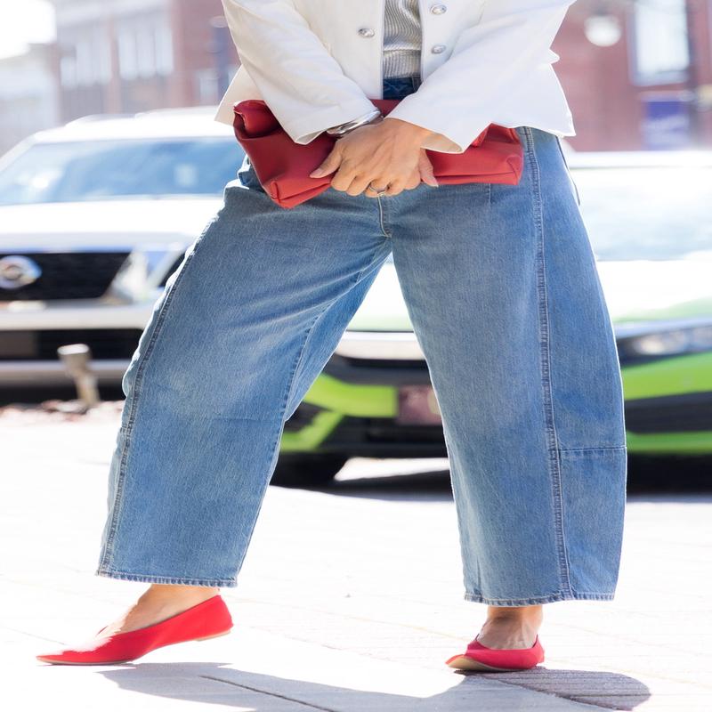 Natalie High Rise Barrel Crop Jean *Final Sale*