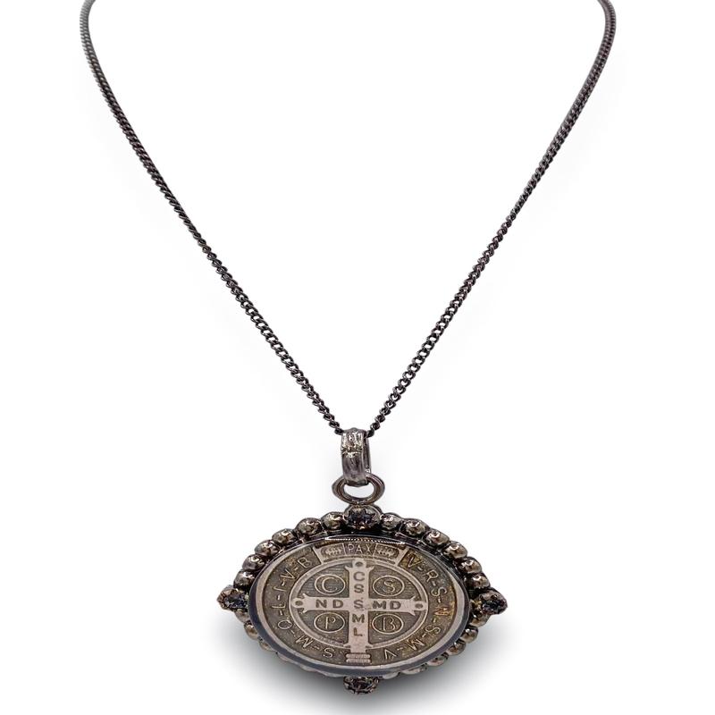 Santa Monica San Benito Choker - Gunmetal | Virgins Saints & Angels