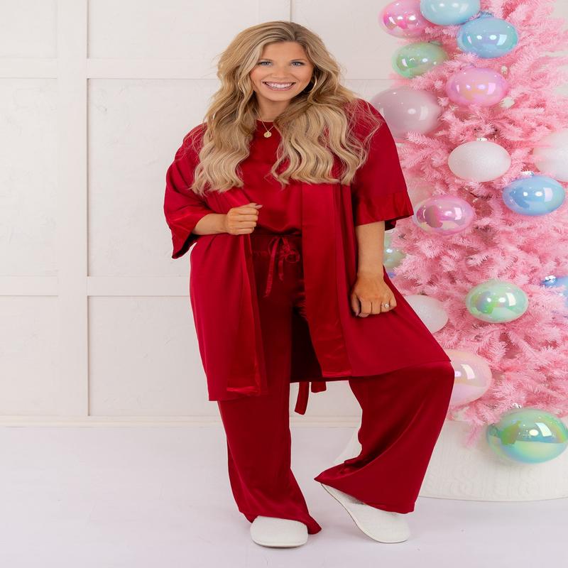 Shala Robe - Red | PJ Harlow - FINAL SALE