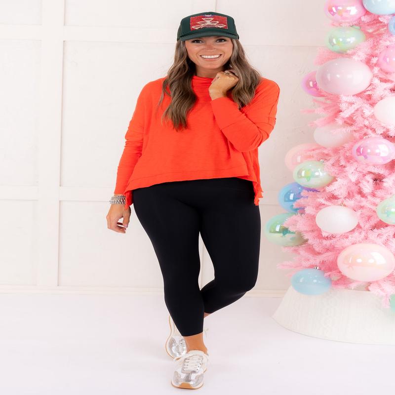 Whitney Pullover - Red - FINAL SALE