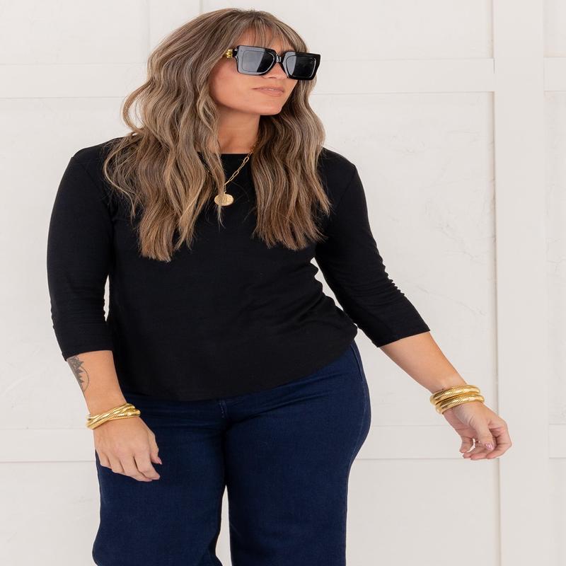 All The Better Top - Black - DOORBUSTER