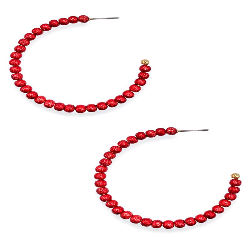 DOORBUSTER - So Delightful Mini Hoops - Red