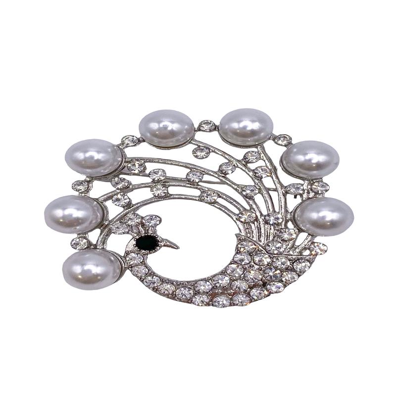 Free Falling Brooch - Silver - DOORBUSTER
