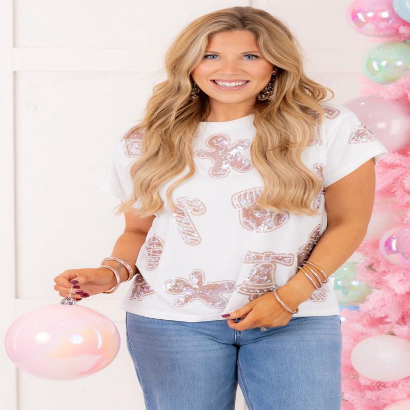 Frosted Christmas Cookie Tee | Queen Of Sparkles - DOORBUSTER
