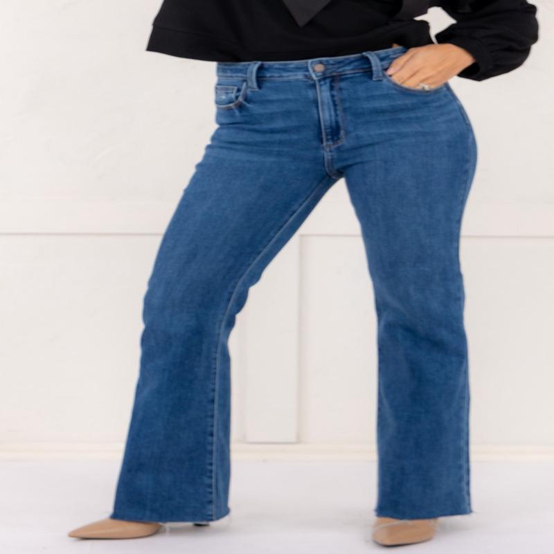 Katherine Straight Jean - Dark Denim | Just Black - FINAL SALE