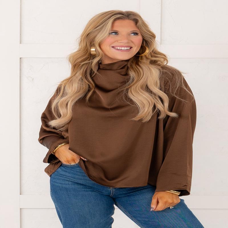 Roam The City Top - Brown - FINAL SALE