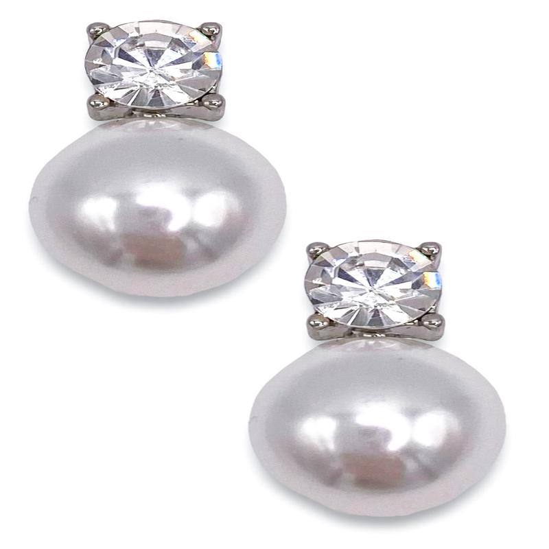 Telling A Tell Silver Stud Earring