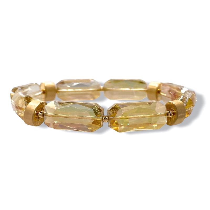 Through The Looking Glass Topaz Stretch Bracelet