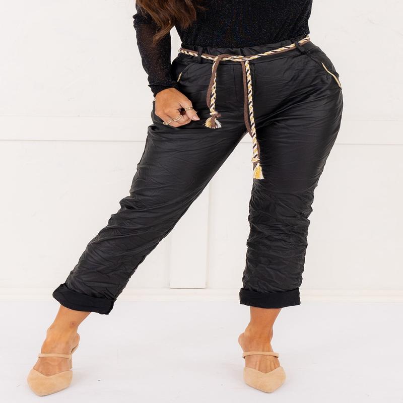 Defying The Odds Faux Leather Pant