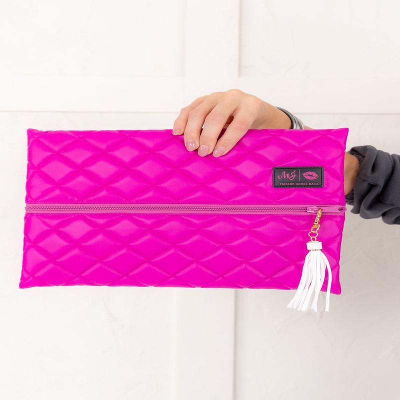 Makeup Junkie Bag - Fuchsia - Large