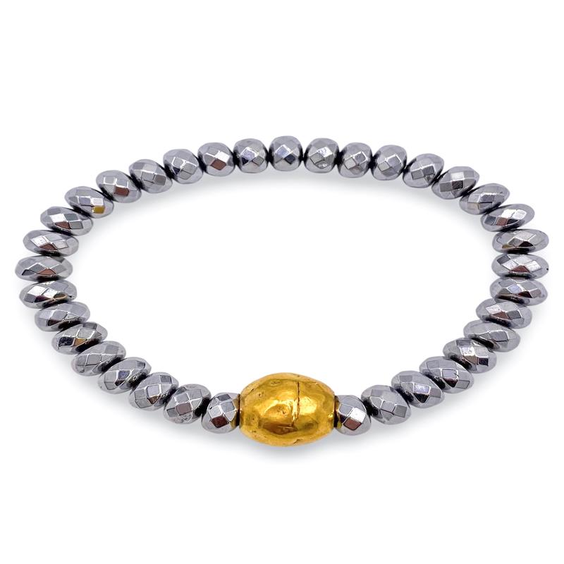 Rolling Away Bracelet - Silver Hematite | Virtue