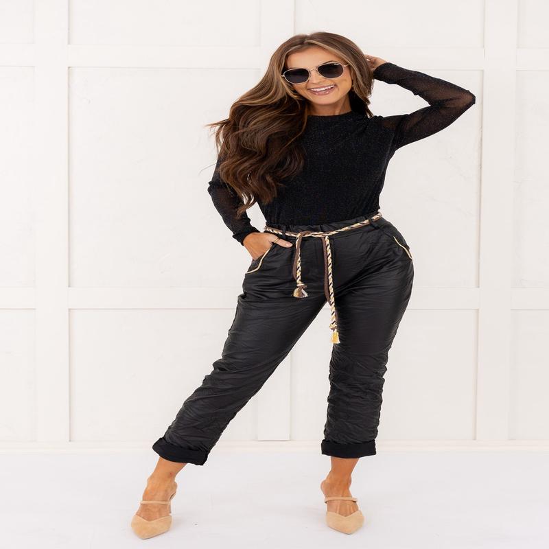 Shine Bright Sparkle Mesh Long Sleeve Tee - FINAL SALE