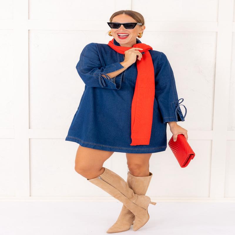 Solid Choice Scarf - Red - FINAL SALE