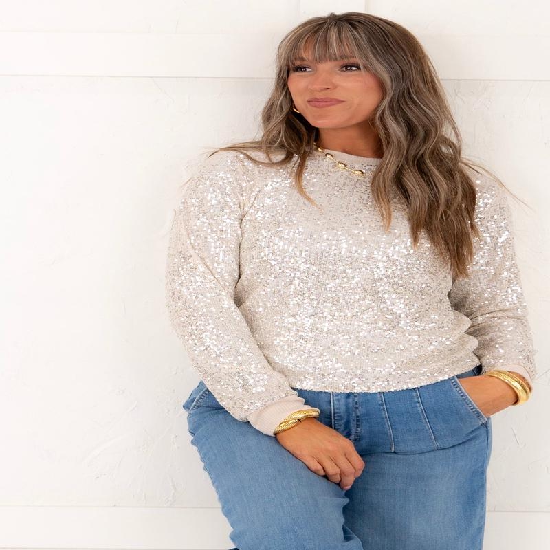 Sparkle Together Long Sleeve Top - FINAL SALE