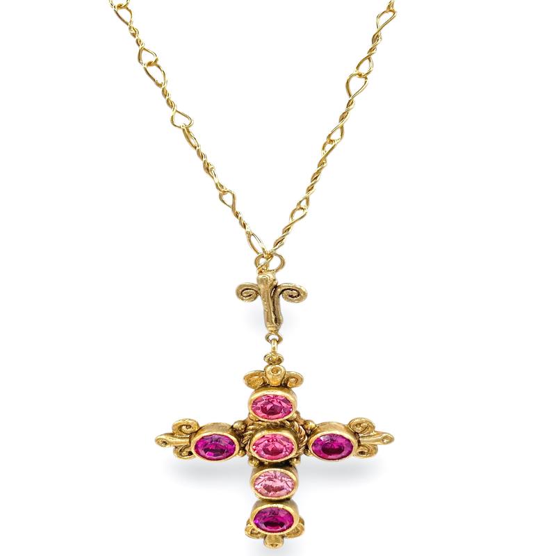Audrey Necklace - Pink Mix | Virgins Saints & Angels