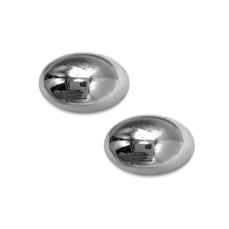Harper Rhodium Mini Stud Earrings