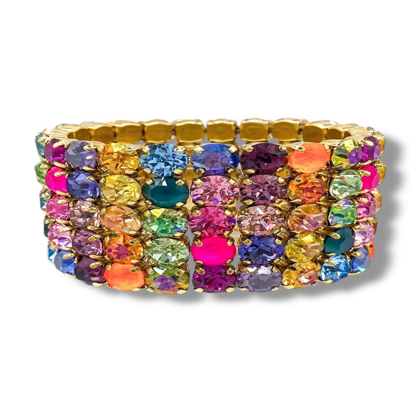 Olivia 5 Strand Bracelet - Watermelon | TOVA