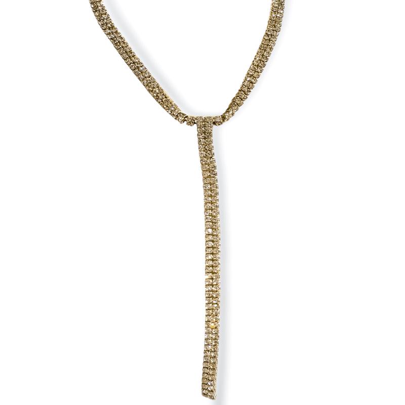 Ready For You Y-Shape Tennis Necklace