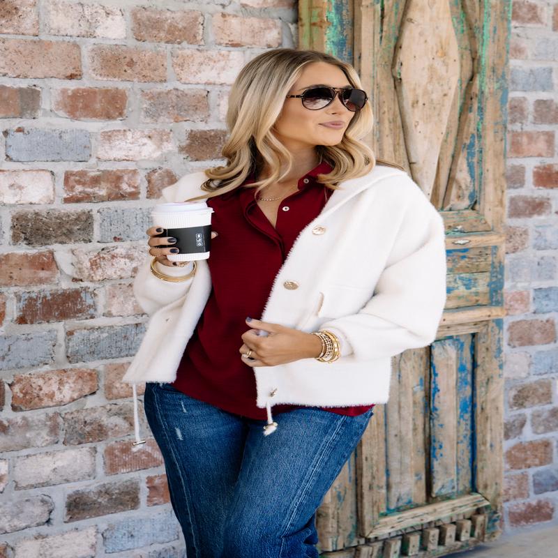 Tribal Moonbeam Long Sleeve Button Front Cardigan