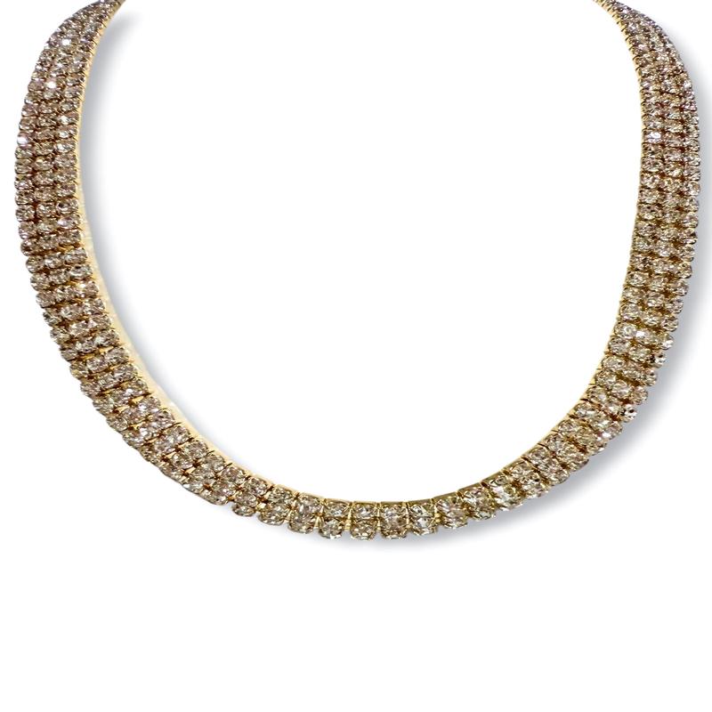 Watch And Learn Tennis Necklace