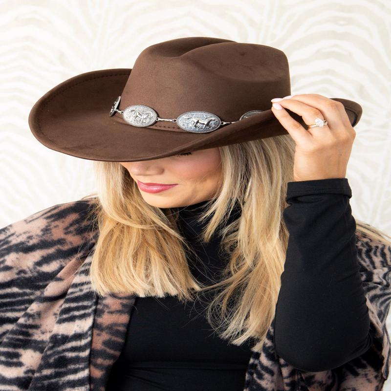 Wild Ride Brown Fedora Hat
