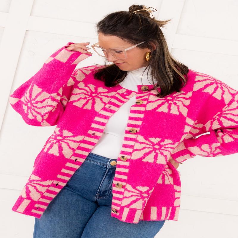 Feeling Groovy Sweater Cardigan - FINAL SALE