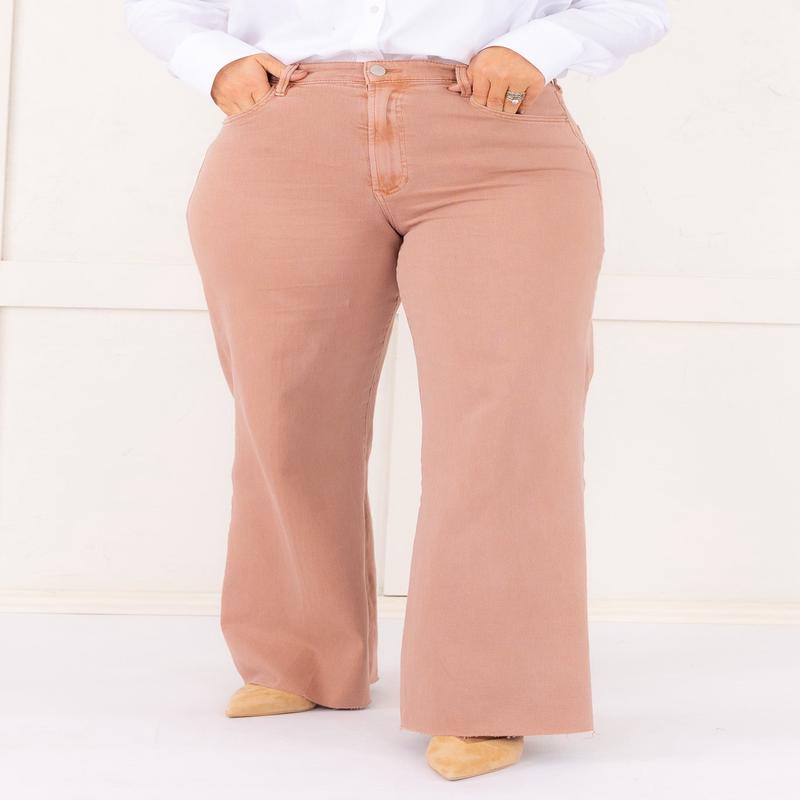 Fiona Wide Leg Jean - Italian Clay | Dear John - FINAL SALE