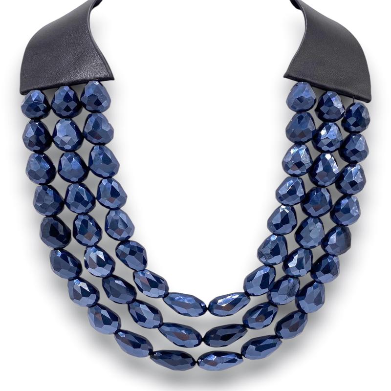 Fully Invested Necklace - Hematite - DOORBUSTER