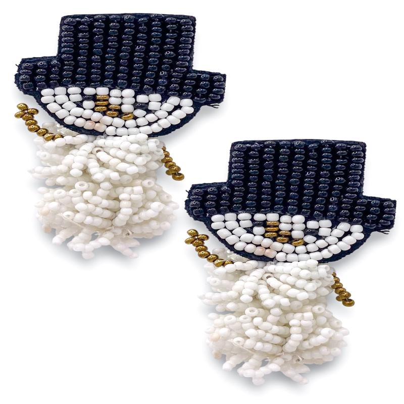 Mr. Snowman Earring - FINAL SALE