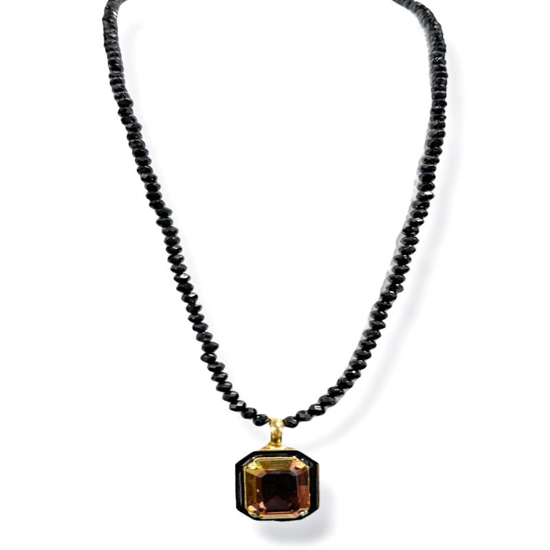 TOVA Lexi Chocolate Necklace