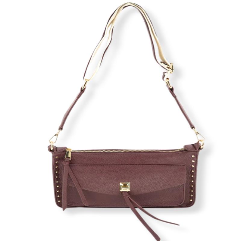 Trustworthy Burgundy Crossbody Bag