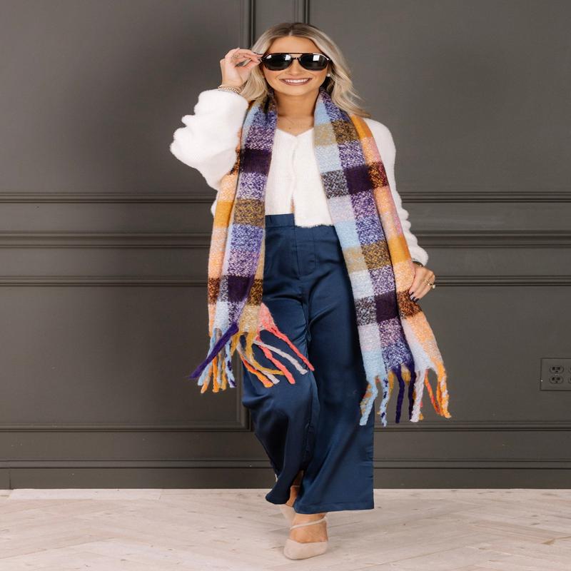 TWT Exclusive In The View Plaid Scarf